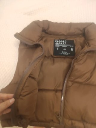 Chaleco Stradivarius Marrón Talla XS