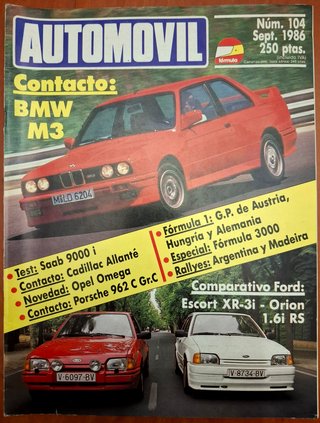 Lote de revistas Automovil año 1986 - Completo