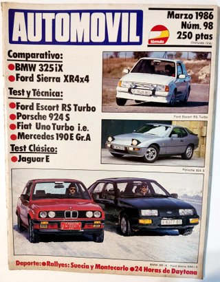 Lote de revistas Automovil año 1986 - Completo