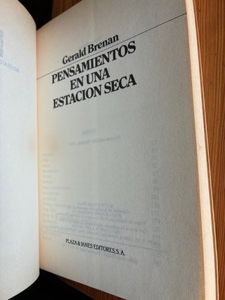 PENSAMIENTOS EN UNA ESTACION SECA