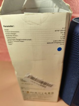 Altavoz Bluetooth Azul Marino