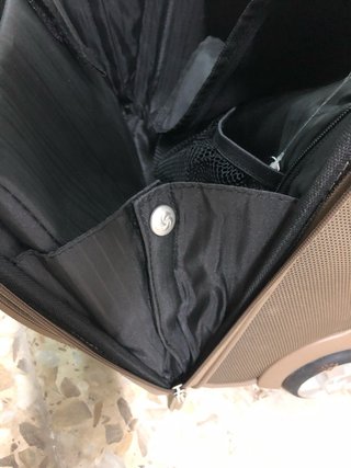 Maletín Samsonite Beige - marrón con ruedas