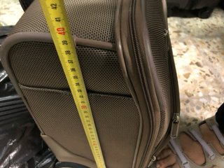 Maletín Samsonite Beige - marrón con ruedas