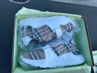 Zapatillas Burberry Hombre Beige/Blanco