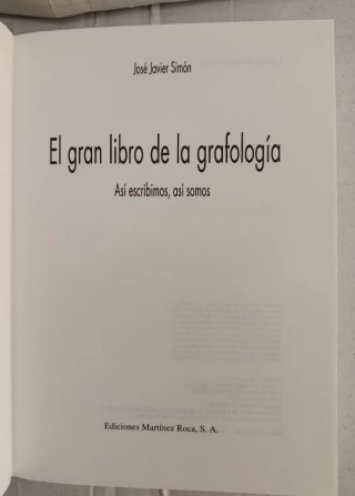 El Gran Libro de la Grafologia
