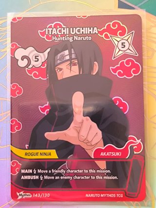Carta Naruto Itachi Uchiha Mythos 143/130