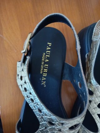 Sandalias Paula Urban Piel Doradas