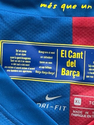 Camiseta Eto'o Barça Final Champions 2009 XL