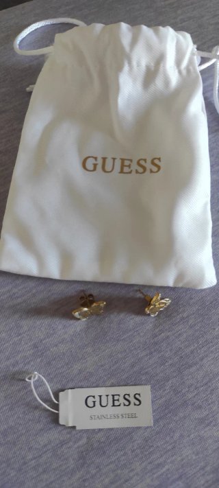 Pendientes Mariposa Guess Dorados y Plateados