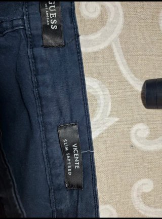 Pantalones Guess Hombre Azul