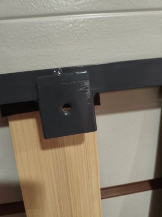 Somier 135x190cm Metal y Madera con 5 patas 30cm