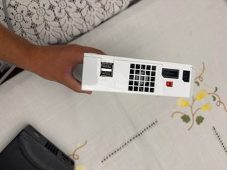 Nintendo Wii com cabos