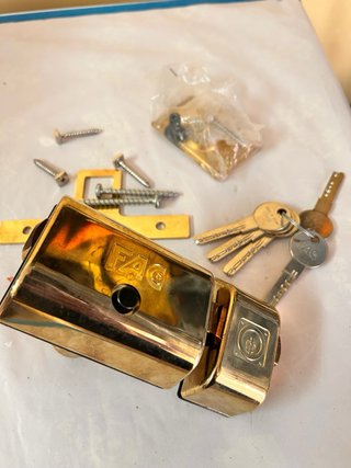 Cerrojo seguridad FAC 446-RP/80 dorado