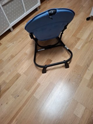 Mecedora bebé azul
