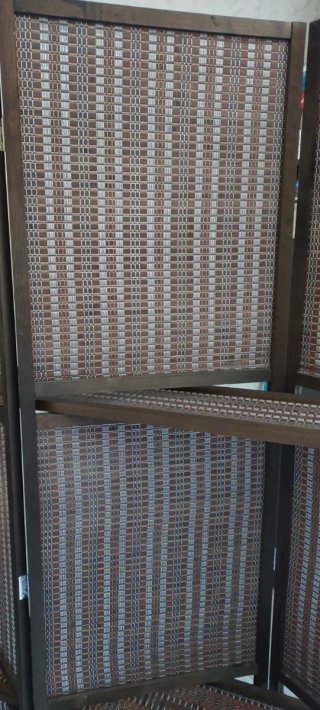 Biombo separador de ambientes de madera