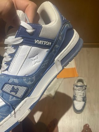 Zapatillas Louis Vuitton Azules y Blancas