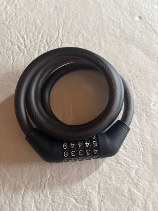 Candado de combinación negro
