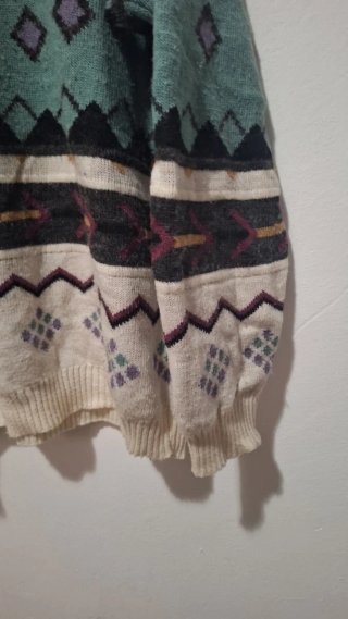 Suéter Vintage Multicolor Talla L
