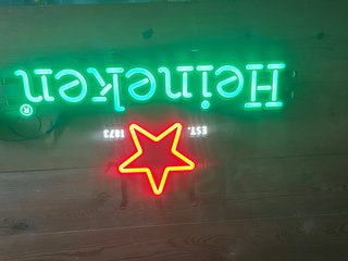 Cartel Luminoso Vintage Heineken
