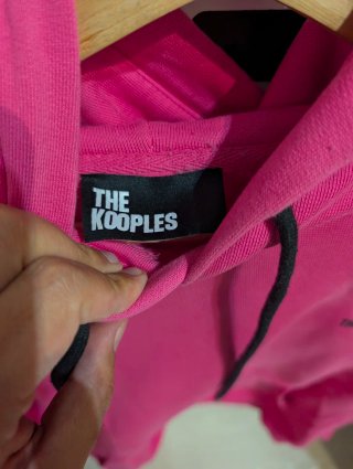 Sudadera The Kooples Fucsia Capucha Talla S