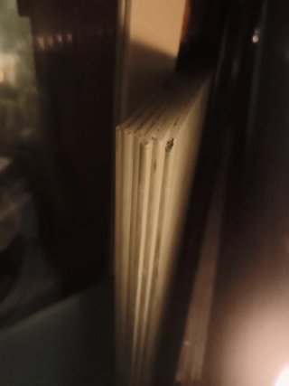 Vidrio templado blanco opaco