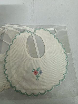 Bavaglini neonato cotone piquet 3 pezzi