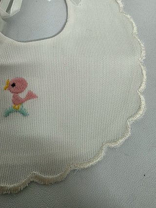 Bavaglini neonato cotone piquet 3 pezzi