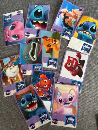 Lote Cromos Disney ¡Hora de Jugar!