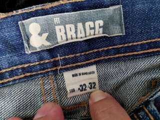 Pantalón vaquero vintage At & Bragg T 32