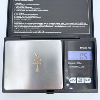 Colgante Oro 18K, Cruz Caravaca, 0.51gr