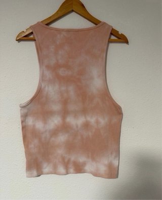 Camiseta tirantes Zara tie-dye rosa