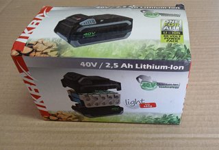 Batteria IKRA Li-Ion 40V 2.5Ah