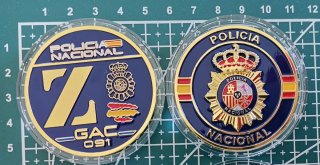 Moneda Z GAC GRUPO ATENCIÓN CIUDADANO POLICÍA NACI