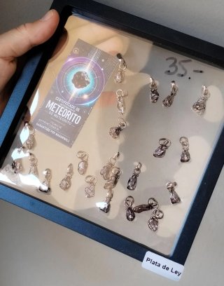 Colgante de Meteorito Auténtico con Certificado