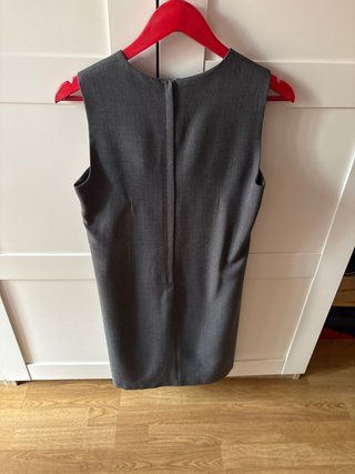 Traje chaqueta y vestido gris talla 42
