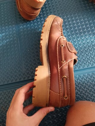 Zapatos Escolares Marrones