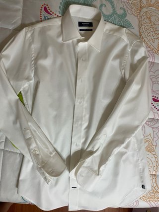 Camisa de vestir Rushmore manga larga talla L
