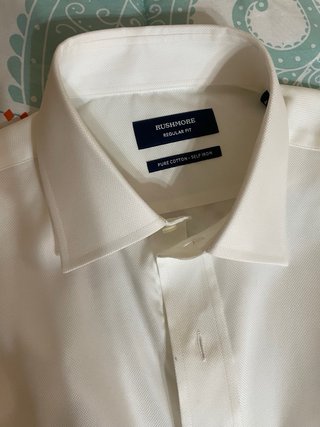 Camisa de vestir Rushmore manga larga talla L