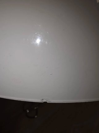 Lámpara colgante vidrio lechoso 37.5cm
