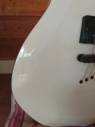 Cort Z44 Guitarra Eléctrica Blanca