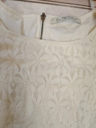 Vestido de encaje blanco