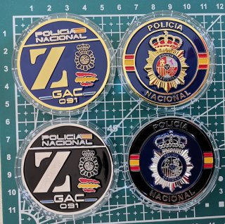 Lote 2 monedas Z GAC GRUPO ATENCIÓN CIUDADANO