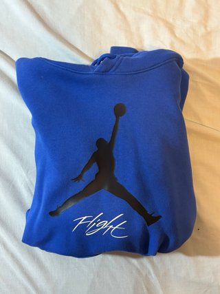 Sudadera Nike Air Jordan Flight Azul - Original