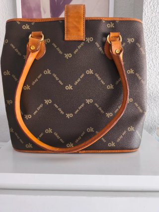Bolso Marrón Polipiel okay sac