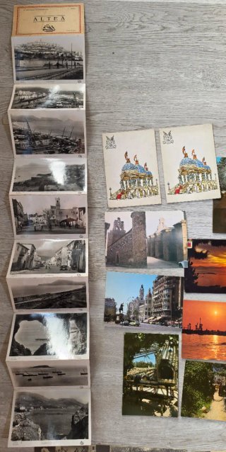Lote de postales antiguas