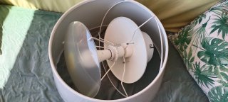 Lámpara colgante metálica blanca Ikea