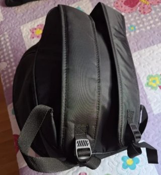 Mochila Porta Casco Moto Negra Nueva