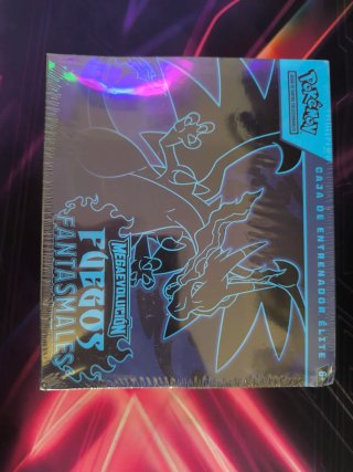 ETB Pokémon Fuego Fantasmal Sellado Español
