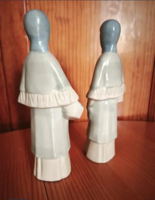 Pareja Figuras Porcelana Vintage