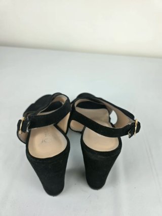 Scarpe donna camoscio nero Tg 37